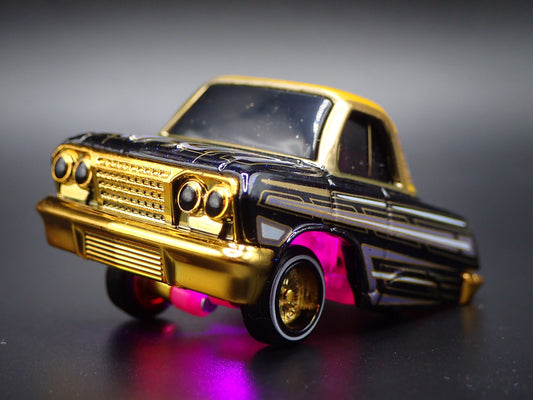 1962 62 CHEVY CHEVROLET IMPALA CAR TUNED LOWRIDER 1:64 SCALE DIECAST MODEL CAR