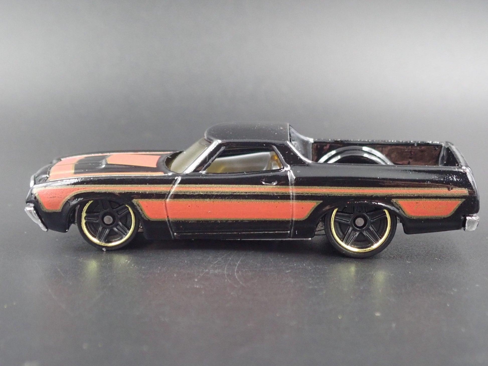 1973 Ranchero Model Kit 1972 72 FORD RANCHERO PICKUP TRUCK BLACK 1:64 SCALE DIORAMA DIECAST MO ...