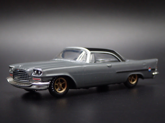 1957 57 CHRYSLER 300C GRAY RARE 1:64 SCALE COLLECTIBLE DIORAMA DIECAST MODEL CAR