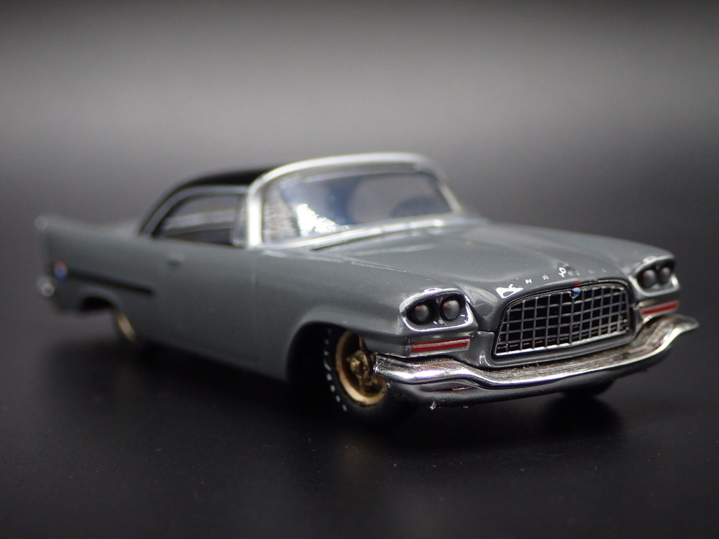 1957 57 CHRYSLER 300C GRAY RARE 1:64 SCALE COLLECTIBLE DIORAMA DIECAST MODEL CAR
