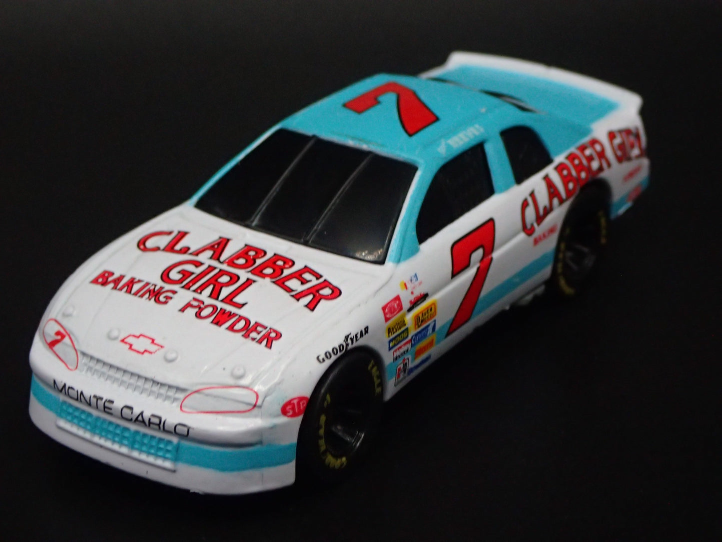1996 CHEVY CHEVROLET MONTE CARLO 7 STEVIE REEVES NASCAR 1:64 DIECAST MODEL CAR