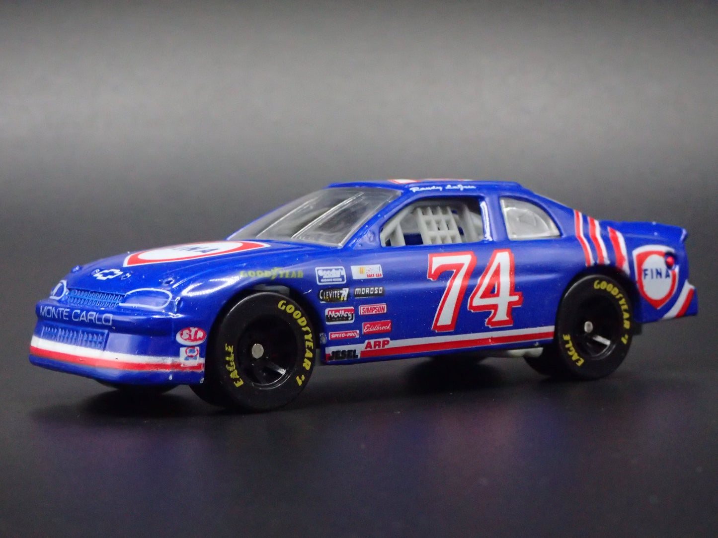 1996 CHEVY CHEVROLET MONTE CARLO 74 RANDY LAJOIE NASCAR 1:64 DIECAST MODEL CAR