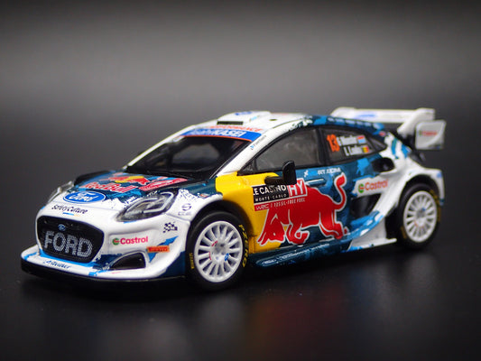 FORD PUMA RALLY 1 #13 2024 MONTE CARLO M 1:64 SCALE DIORAMA DIECAST MODEL CAR