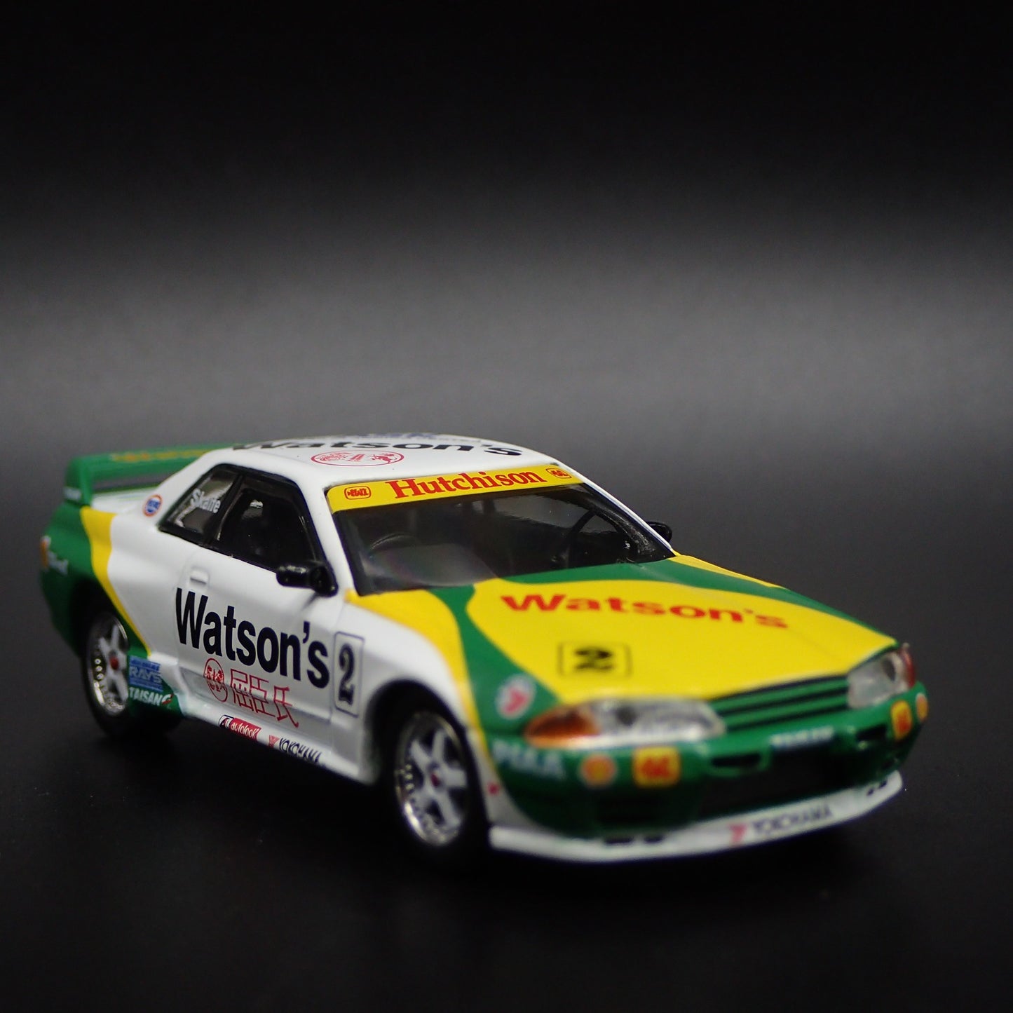 1989-1994 NISSAN SKYLINE GTR R32 1991 MACAU GP #2 1:64 SCALE DIECAST MODEL CAR