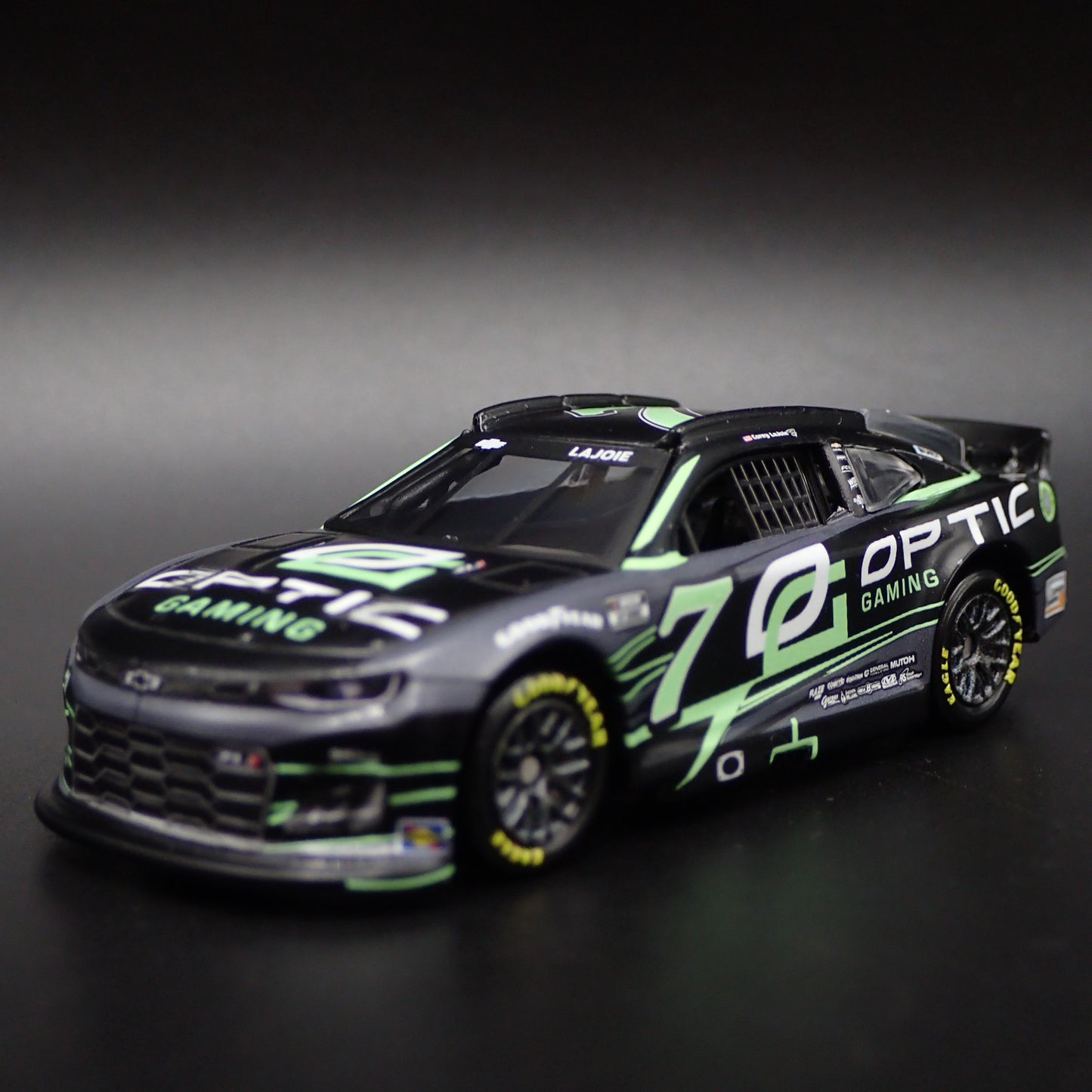 2022 CHEVY CAMARO ZL1 #7 COREY LAJOIE OPTIC GAMING NASCAR 1:64 DIECAST MODEL CAR