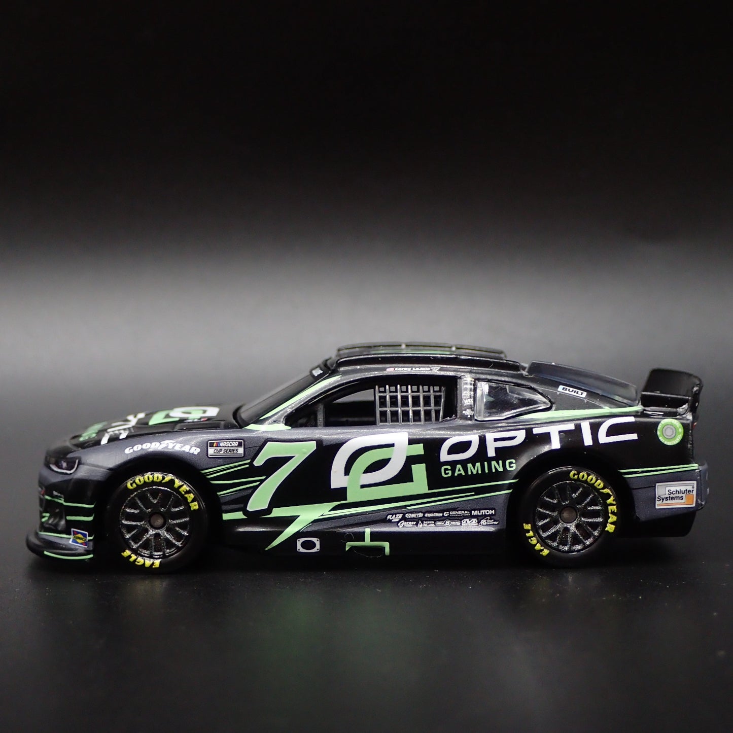 2022 CHEVY CAMARO ZL1 #7 COREY LAJOIE OPTIC GAMING NASCAR 1:64 DIECAST MODEL CAR