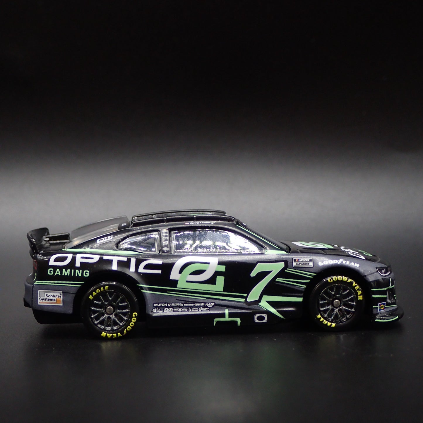 2022 CHEVY CAMARO ZL1 #7 COREY LAJOIE OPTIC GAMING NASCAR 1:64 DIECAST MODEL CAR