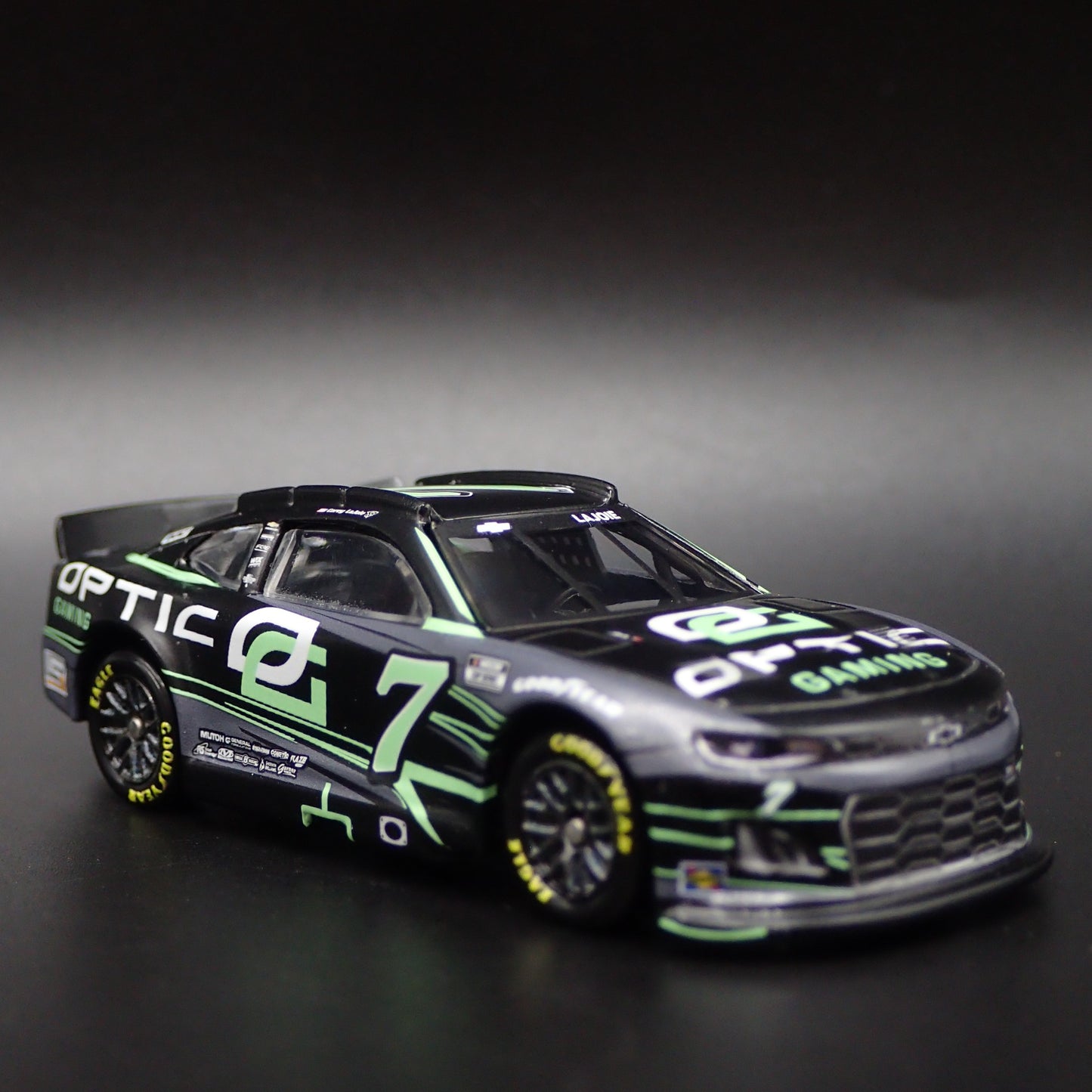 2022 CHEVY CAMARO ZL1 #7 COREY LAJOIE OPTIC GAMING NASCAR 1:64 DIECAST MODEL CAR