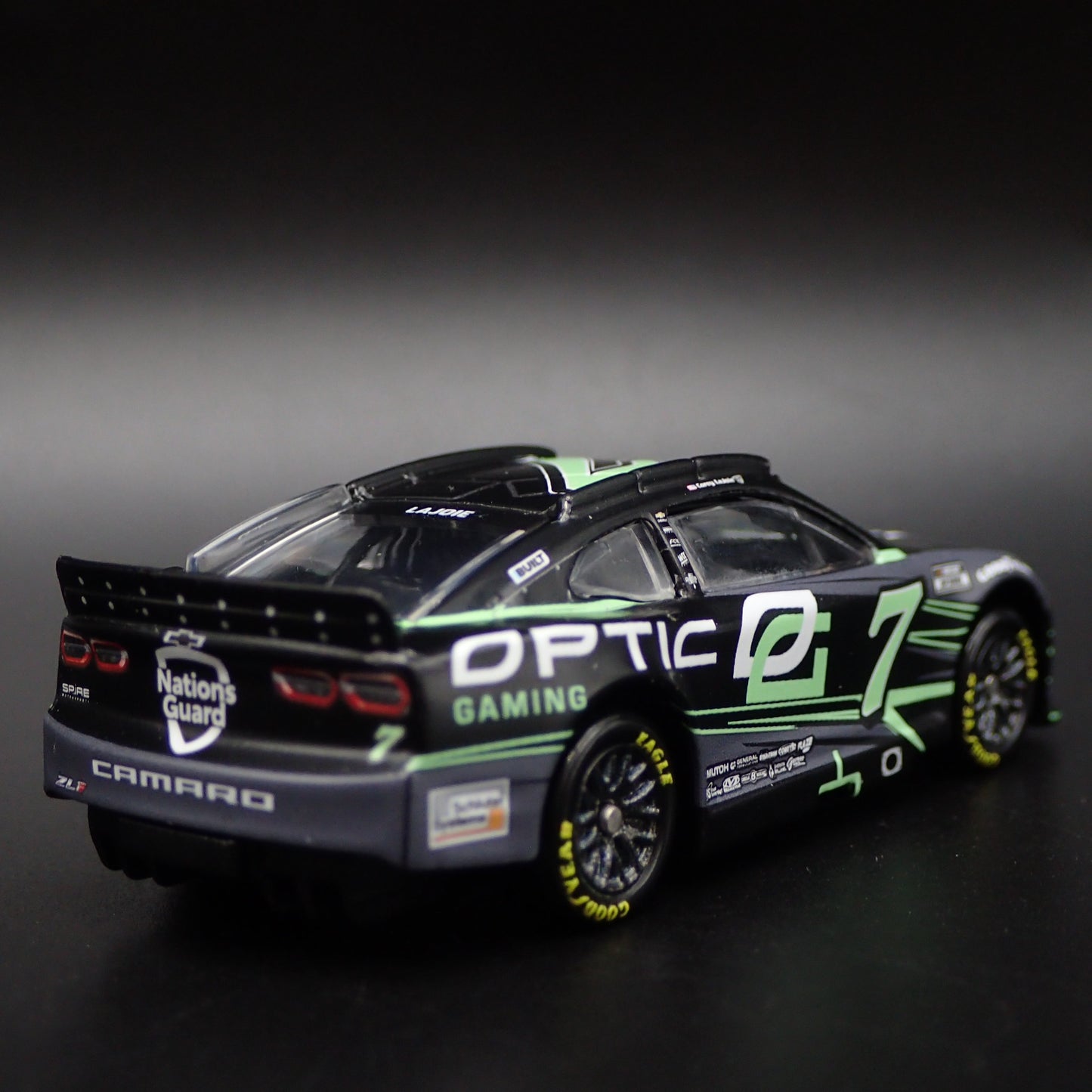 2022 CHEVY CAMARO ZL1 #7 COREY LAJOIE OPTIC GAMING NASCAR 1:64 DIECAST MODEL CAR