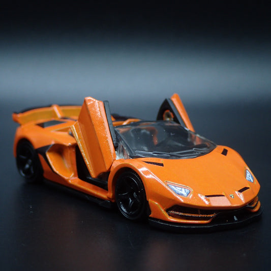 2019-2021 LAMBORGHINI AVENTADOR SVJ ROADSTER SUPERCAR 1:64 DIECAST MODEL CAR