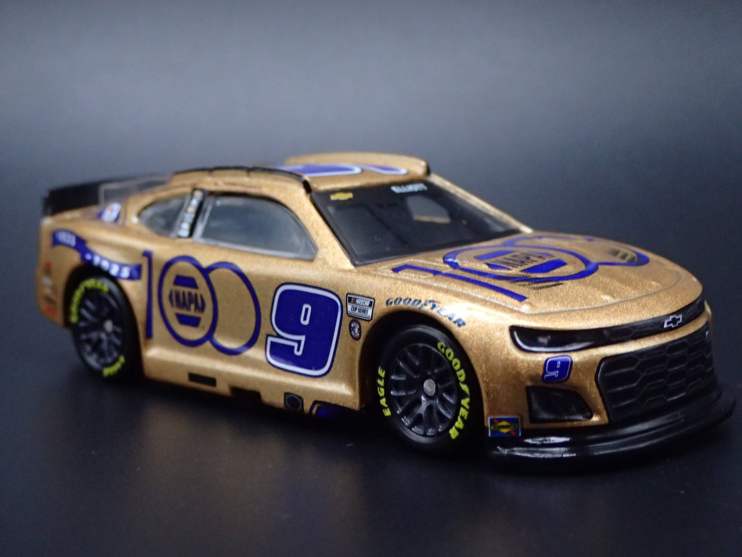 2025 25 CHEVROLET 9 CHASE ELLIOTT NAPA 100 GOLD NASCAR 1:64 DIECAST MODEL CAR