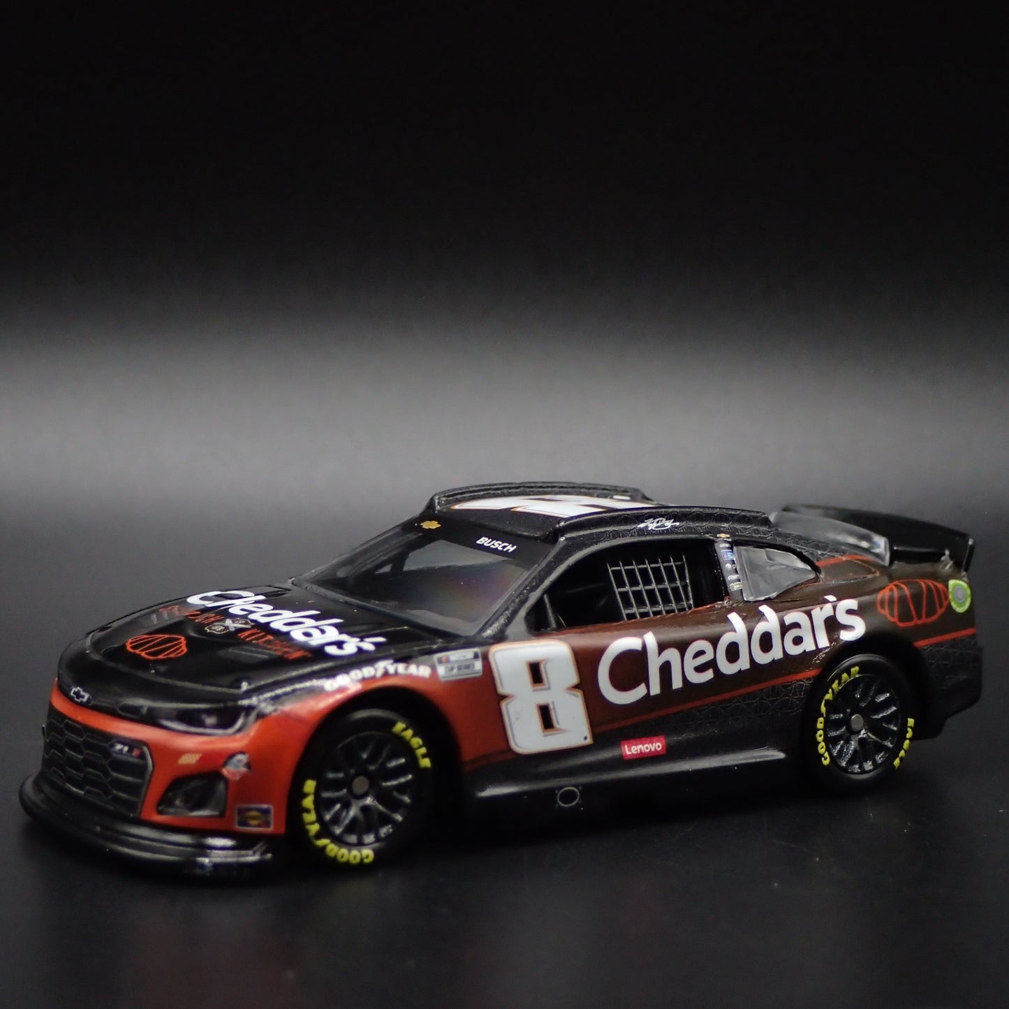 2024 24 CHEVROLET CAMARO ZL1 8 KYLE BUSCH CHEDDARS NASCAR 1:64 DIECAST MODEL CAR
