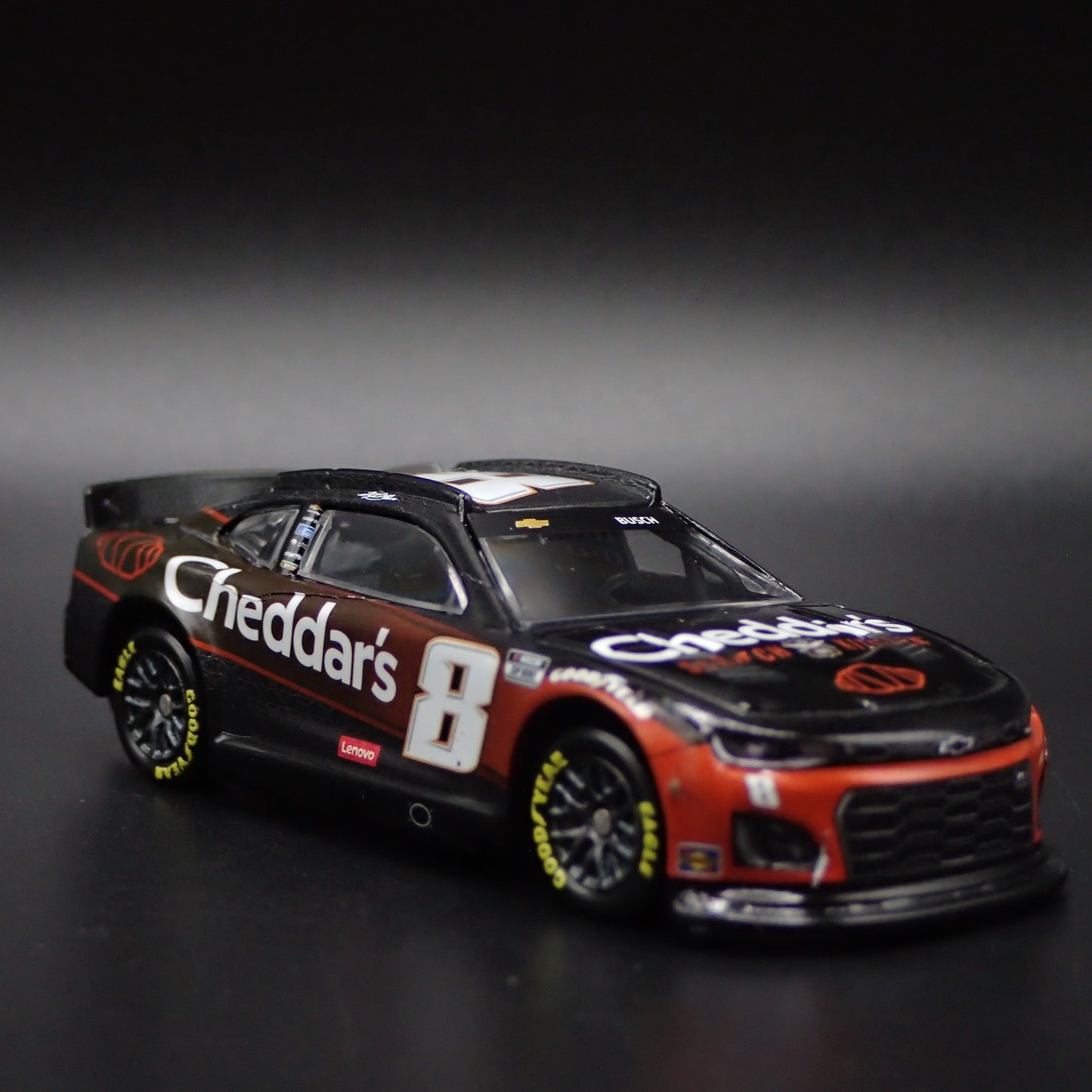 2024 24 CHEVROLET CAMARO ZL1 8 KYLE BUSCH CHEDDARS NASCAR 1:64 DIECAST MODEL CAR