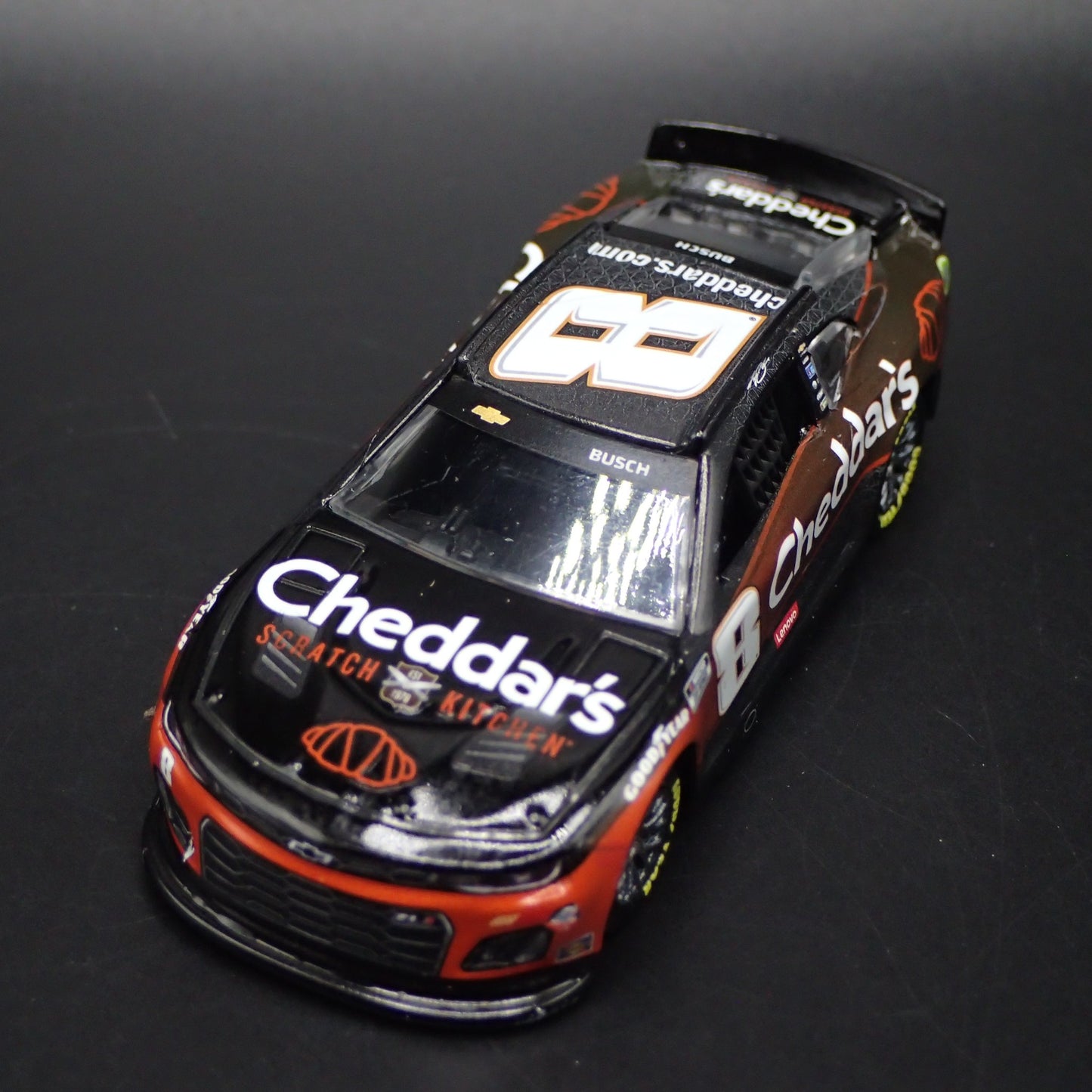 2024 24 CHEVROLET CAMARO ZL1 8 KYLE BUSCH CHEDDARS NASCAR 1:64 DIECAST MODEL CAR