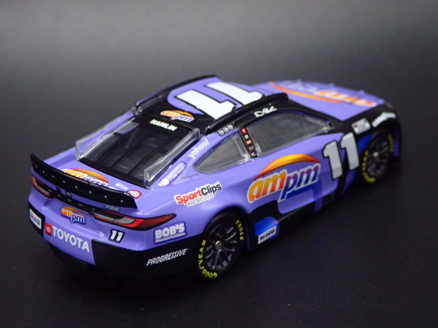 2025 25 TOYOTA CAMRY 11 DENNY HAMLIN AM PM NASCAR 1:64 SCALE DIECAST MODEL CAR