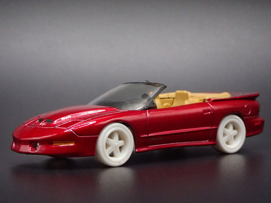 1996 PONTIAC FIREBIRD TA CONVERTIBLE AUTO WORLD ULTRA RED CHASE 1/64 DIECAST CAR