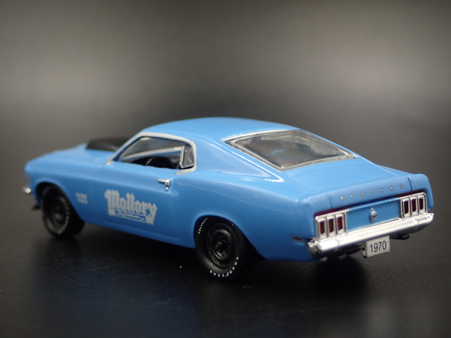 1970 70 FORD MUSTANG FASTBACK BOSS 429 MALLORY BLUE 1:64 SCALE DIECAST MODEL CAR
