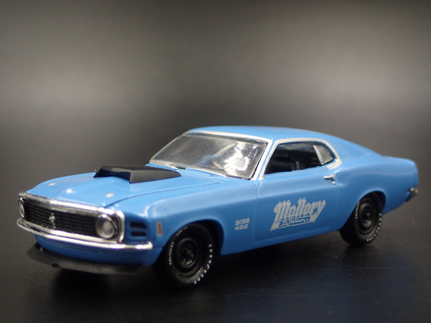 1970 70 FORD MUSTANG FASTBACK BOSS 429 MALLORY BLUE 1:64 SCALE DIECAST MODEL CAR