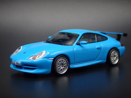 1999-2005 PORSCHE 911 GT3 996 BLUE 1:64 SCALE COLLECTIBLE DIECAST MODEL CAR