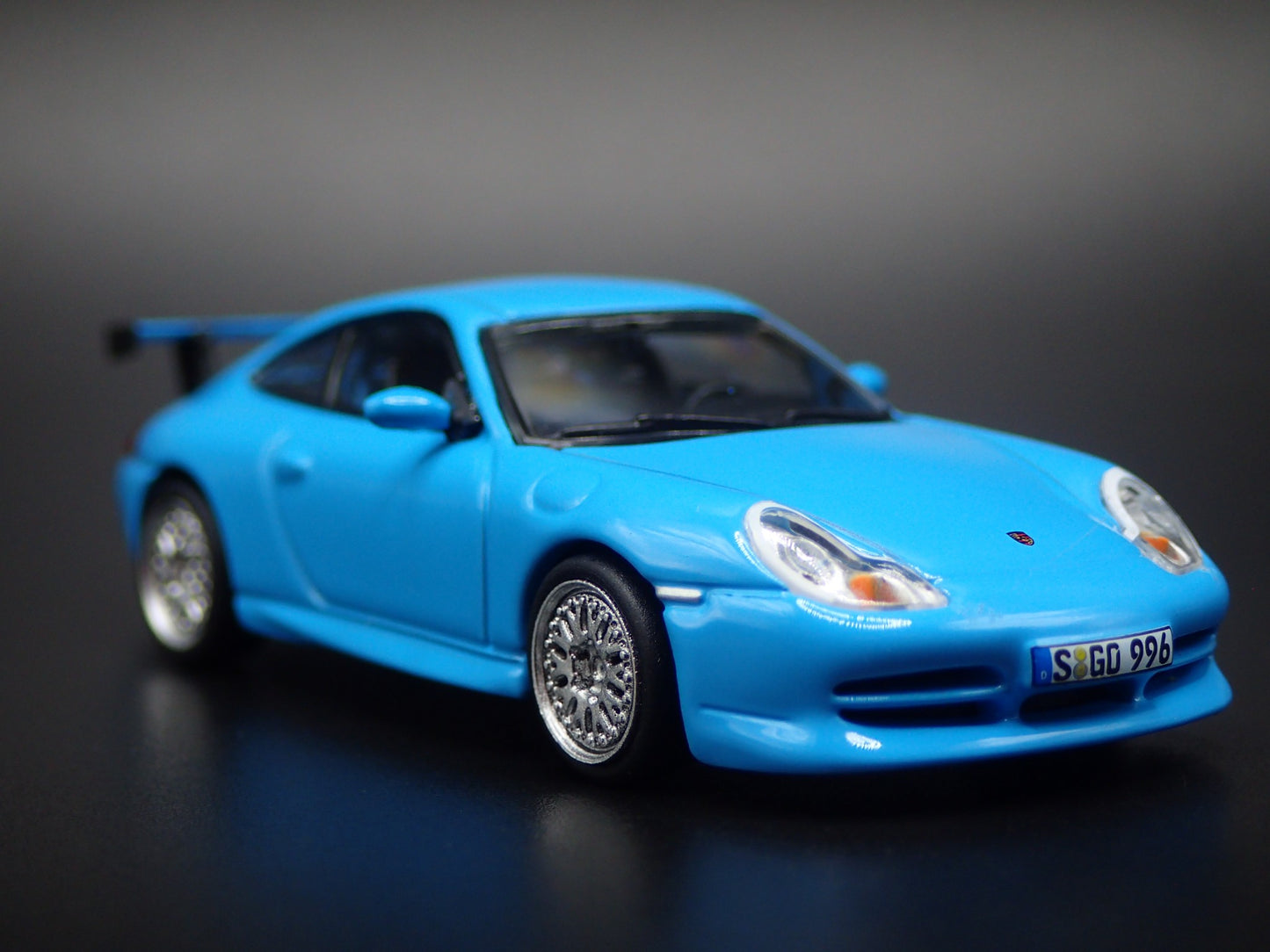 1999-2005 PORSCHE 911 GT3 996 BLUE 1:64 SCALE COLLECTIBLE DIECAST MODEL CAR