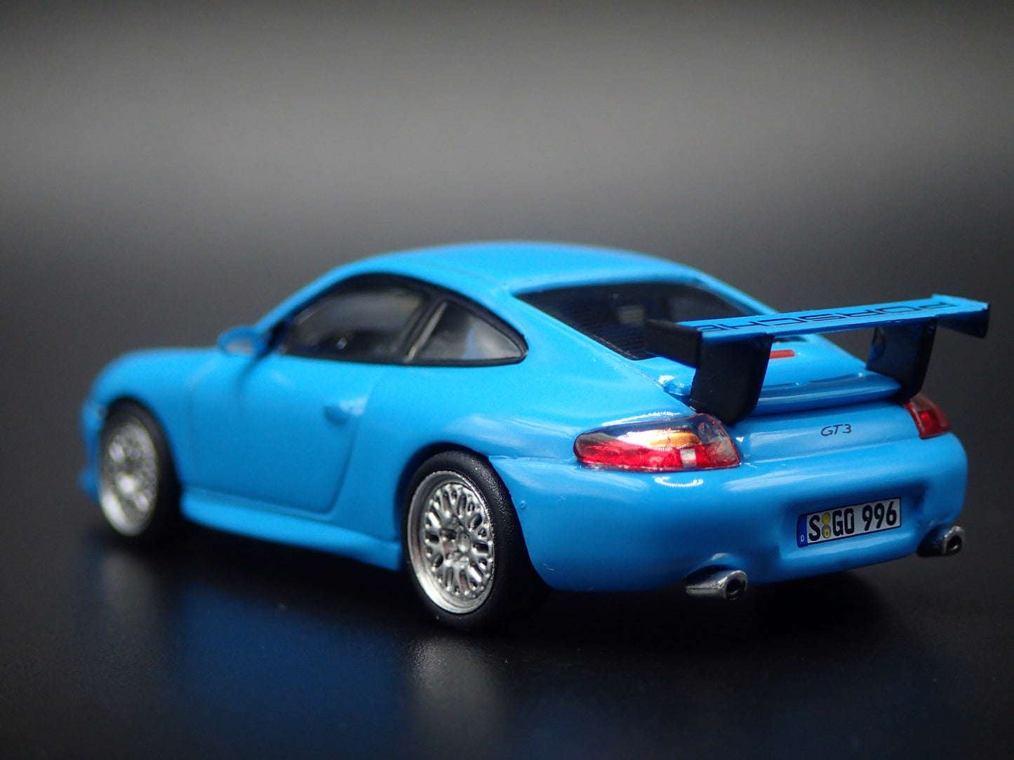 1999-2005 PORSCHE 911 GT3 996 BLUE 1:64 SCALE COLLECTIBLE DIECAST MODEL CAR