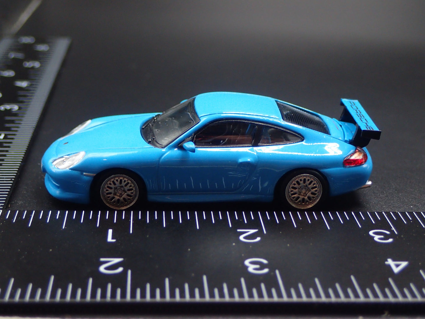 1999-2005 PORSCHE 911 GT3 996 BLUE 1:64 SCALE COLLECTIBLE DIECAST MODEL CAR