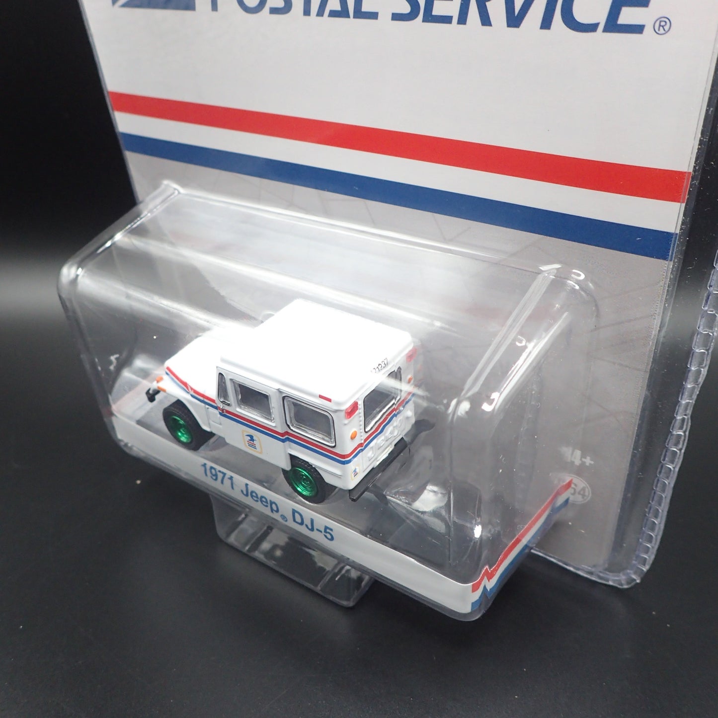 2024 GREENLIGHT GREEN MACHINE 1971 JEEP DJ-5 USPS POSTAL HOBBY EXCLUSIVE CHASE