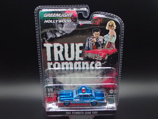GREENLIGHT BLUE CHROME CHASE 1982 PLYMOUTH GRAN FURY TRUE ROMANCE HOLLYWOOD 43