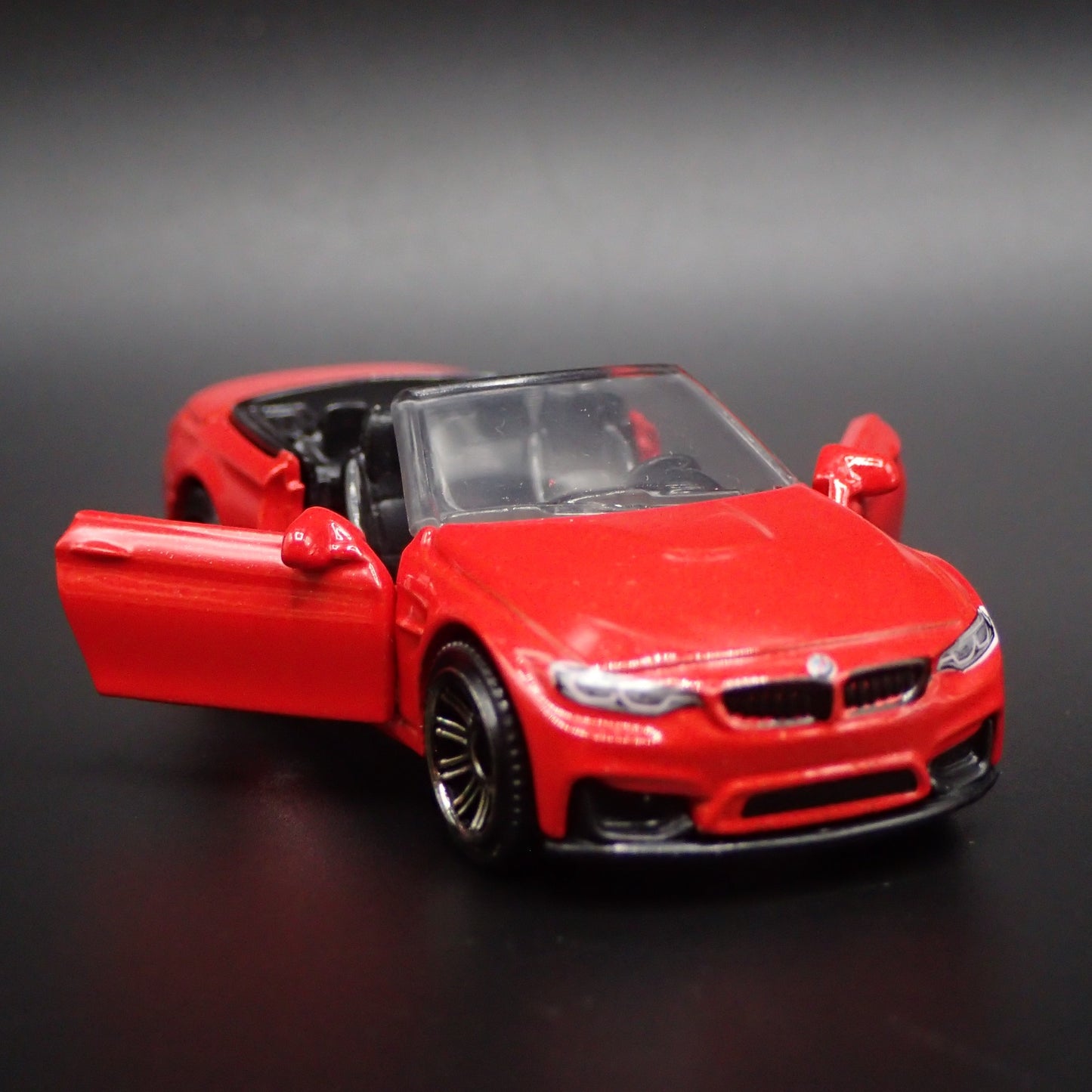 2014-2020 BMW M4 CABRIOLET CONVERTIBLE RED 1:64 SCALE DIORAMA DIECAST MODEL CAR