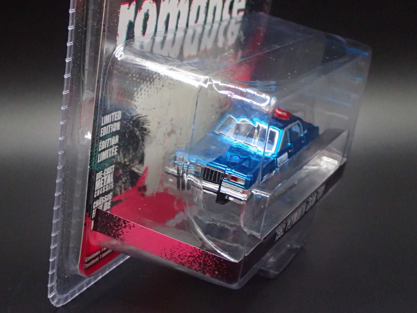 GREENLIGHT BLUE CHROME CHASE 1982 PLYMOUTH GRAN FURY TRUE ROMANCE HOLLYWOOD 43