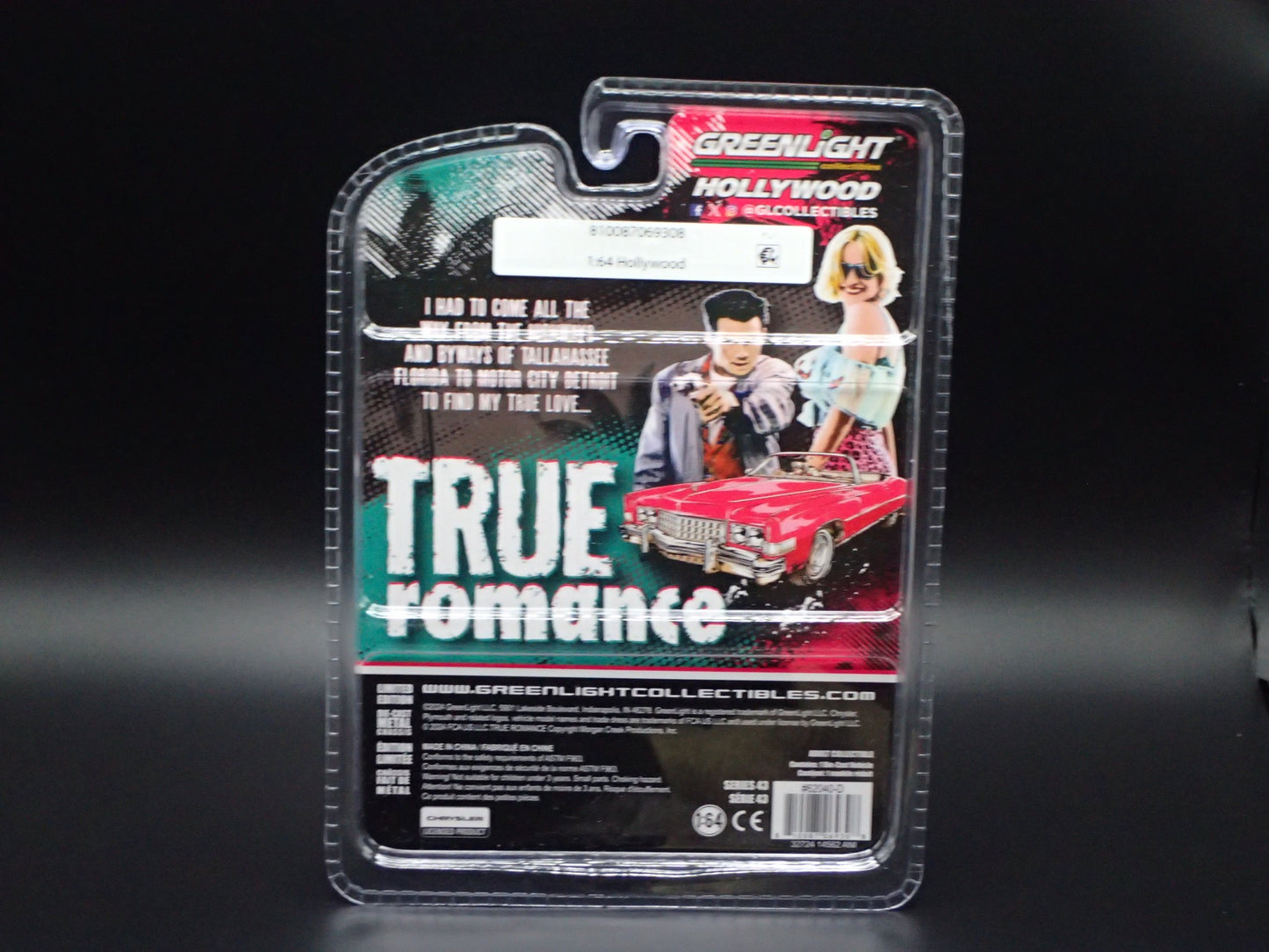 GREENLIGHT BLUE CHROME CHASE 1982 PLYMOUTH GRAN FURY TRUE ROMANCE HOLLYWOOD 43