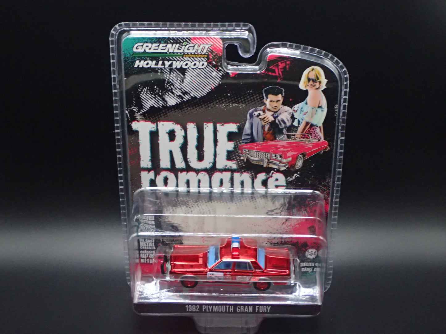 GREENLIGHT RED CHROME CHASE 1982 PLYMOUTH GRAN FURY TRUE ROMANCE HOLLYWOOD 43
