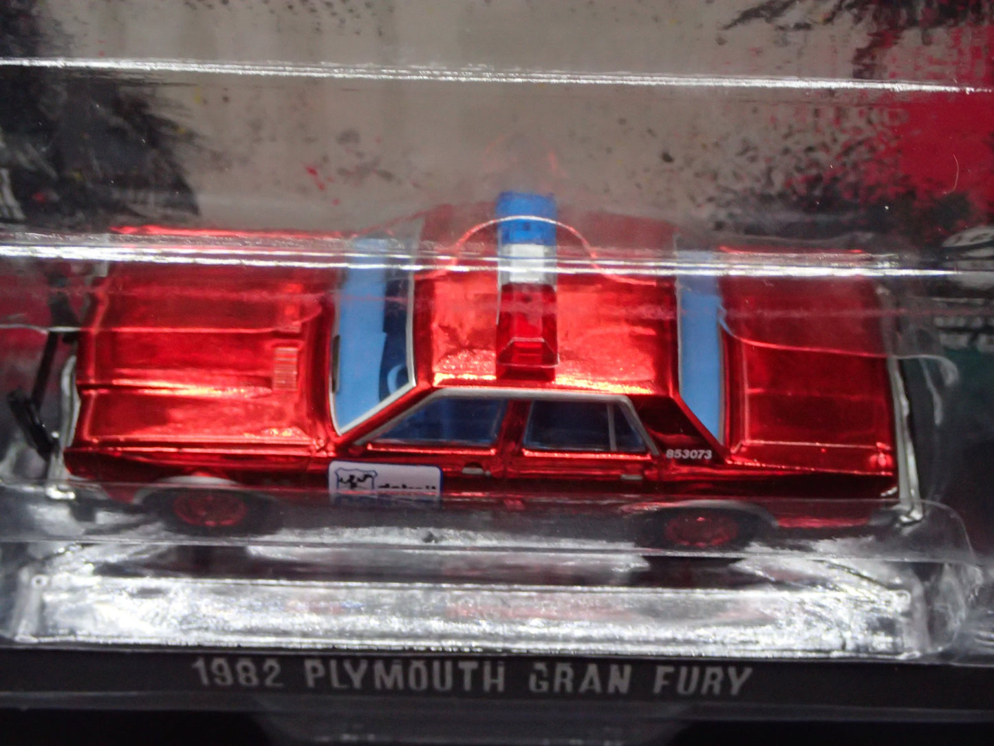GREENLIGHT RED CHROME CHASE 1982 PLYMOUTH GRAN FURY TRUE ROMANCE HOLLYWOOD 43