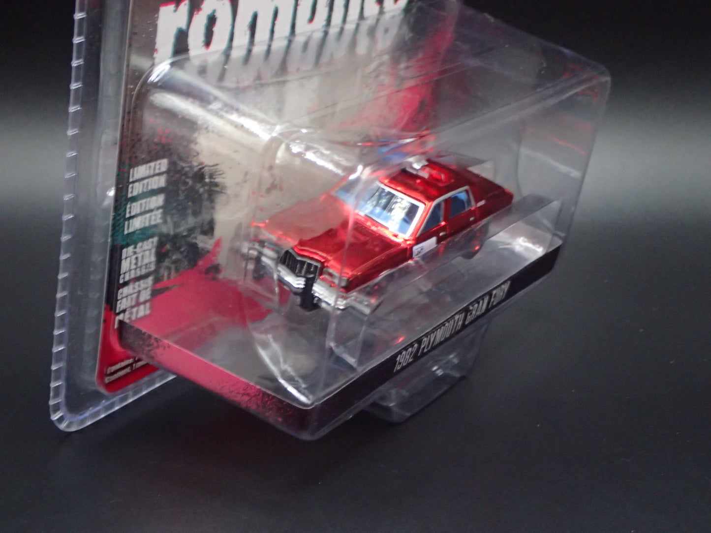 GREENLIGHT RED CHROME CHASE 1982 PLYMOUTH GRAN FURY TRUE ROMANCE HOLLYWOOD 43