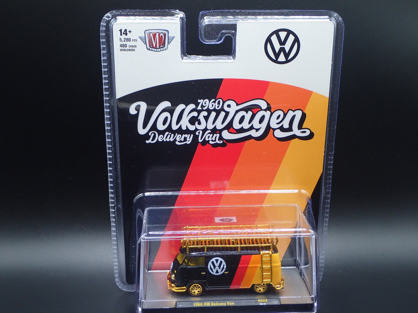 1960 VW DELIVERY VAN M2 MACHINES GOLD CHASE RARE HOBBY 1/480 HS69