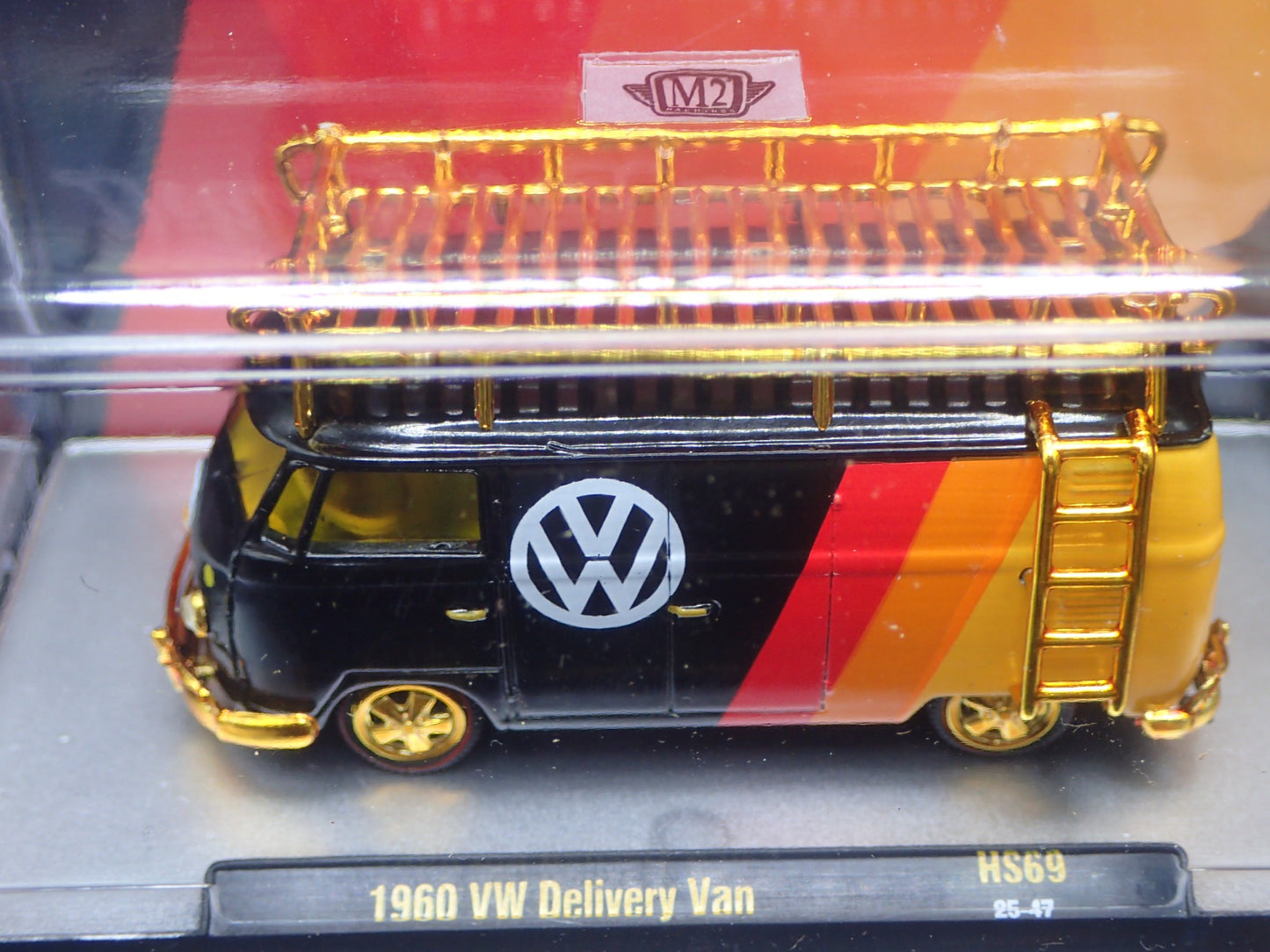 1960 VW DELIVERY VAN M2 MACHINES GOLD CHASE RARE HOBBY 1/480 HS69