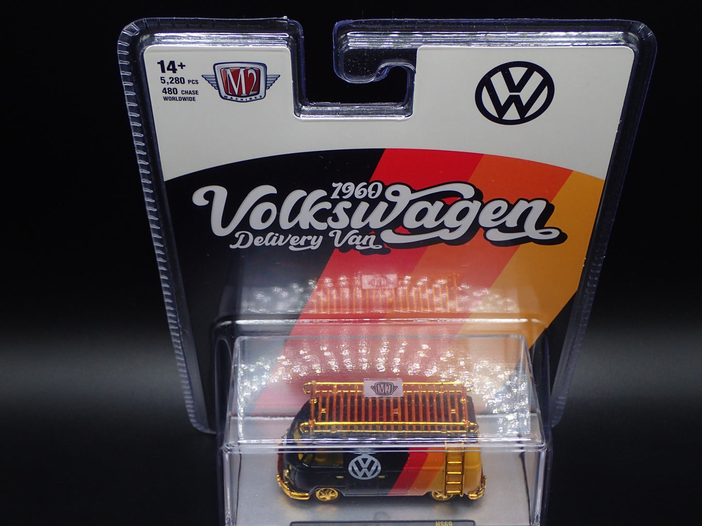 1960 VW DELIVERY VAN M2 MACHINES GOLD CHASE RARE HOBBY 1/480 HS69
