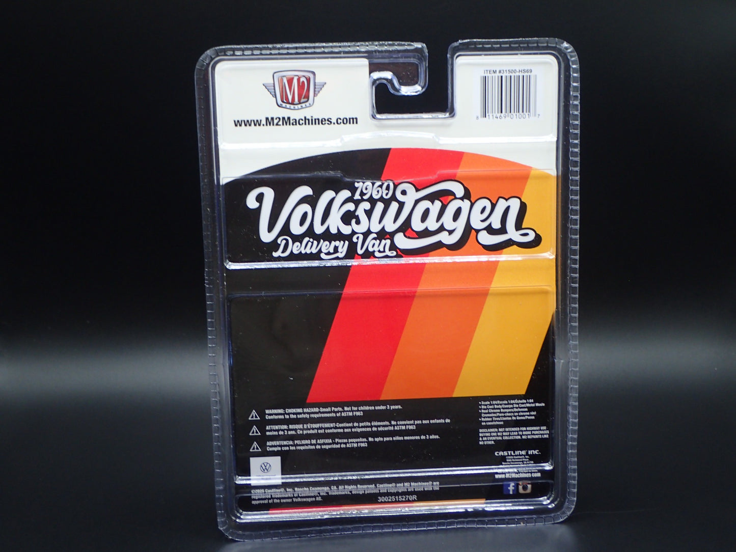 1960 VW DELIVERY VAN M2 MACHINES GOLD CHASE RARE HOBBY 1/480 HS69