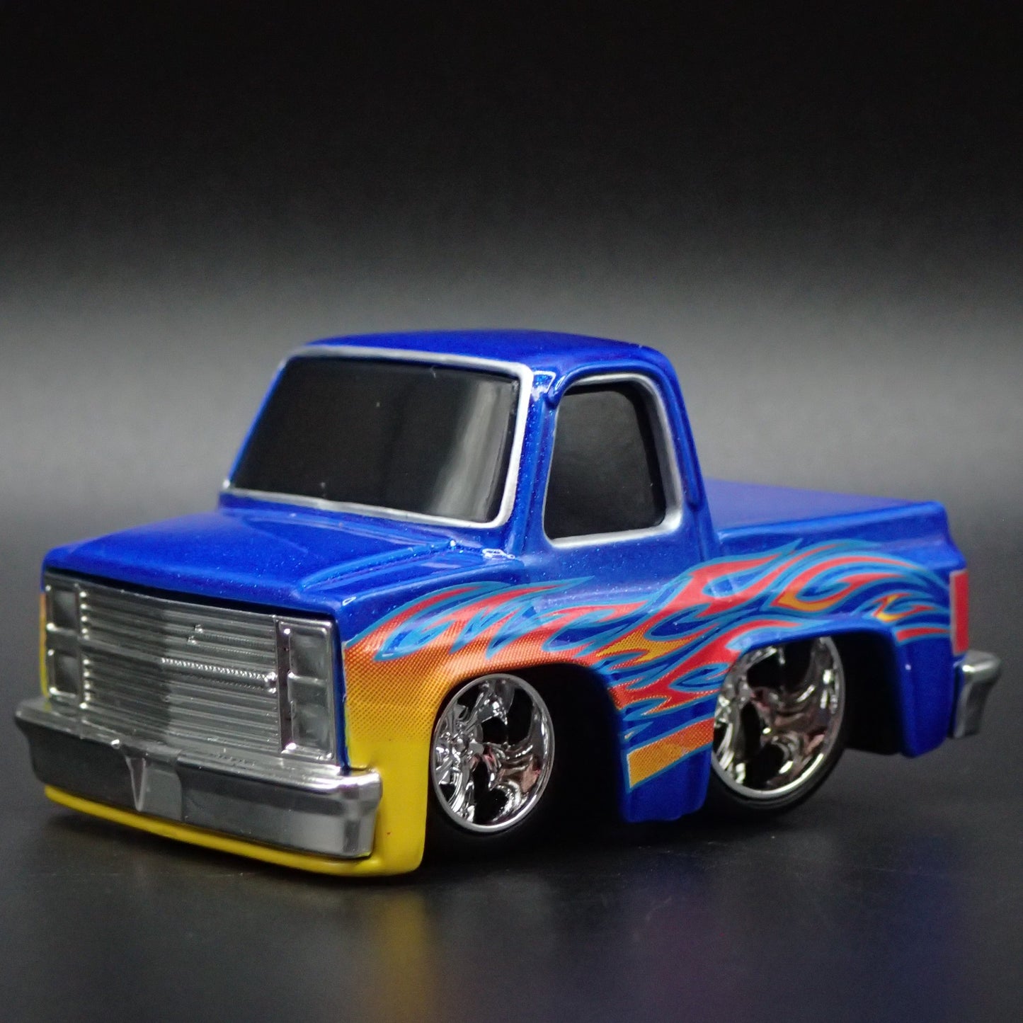 1987 87 CHEVY CHEVROLET C10 PICKUP TRUCK TUNED 1/64 SCALE DIECAST MODEL CAR