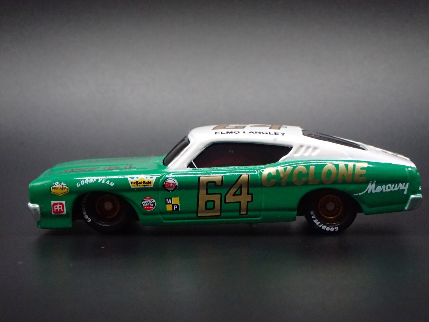 1969 69 MERCURY CYCLONE ELMO LANGLEY #64 NASCAR 1:64 SCALE DIECAST MODEL CAR