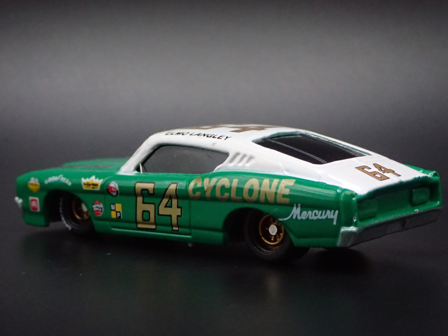 1969 69 MERCURY CYCLONE ELMO LANGLEY #64 NASCAR 1:64 SCALE DIECAST MODEL CAR