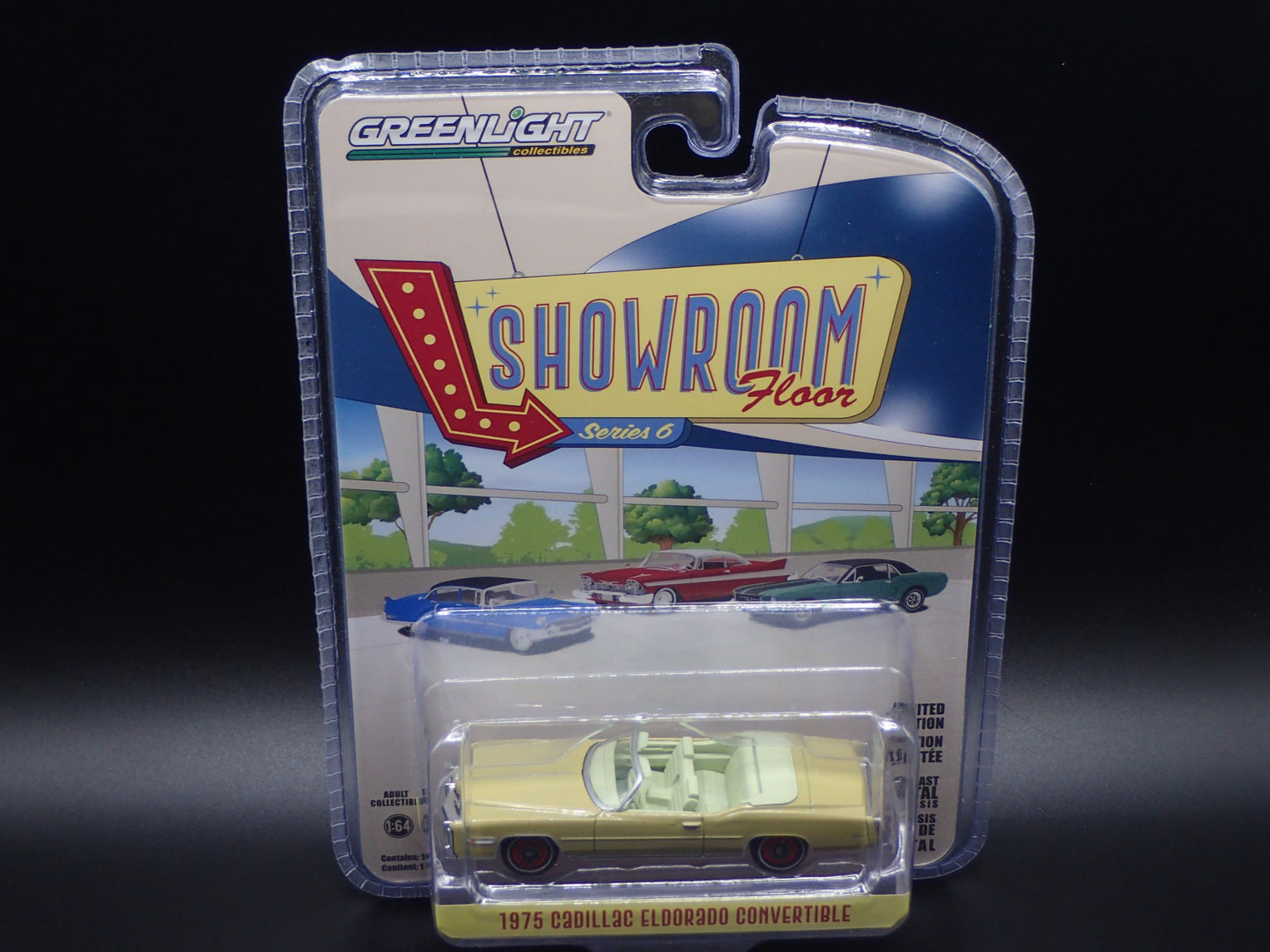 2025 GREENLIGHT RED CHASE GREEN MACHINE 1975 CADILLAC ELDORADO SHOWROOM FLOOR 6