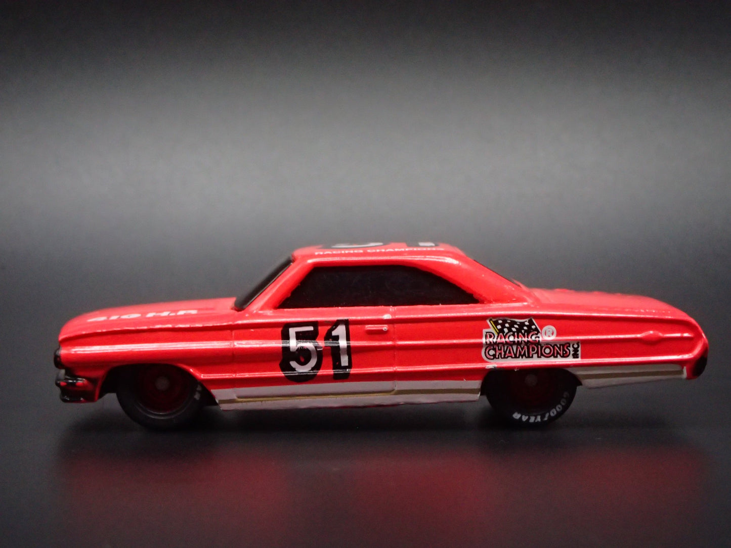 1964 64 FORD GALAXIE 51 RACING CHAMPIONS NASCAR RED 1:64 SCALE DIECAST MODEL CAR