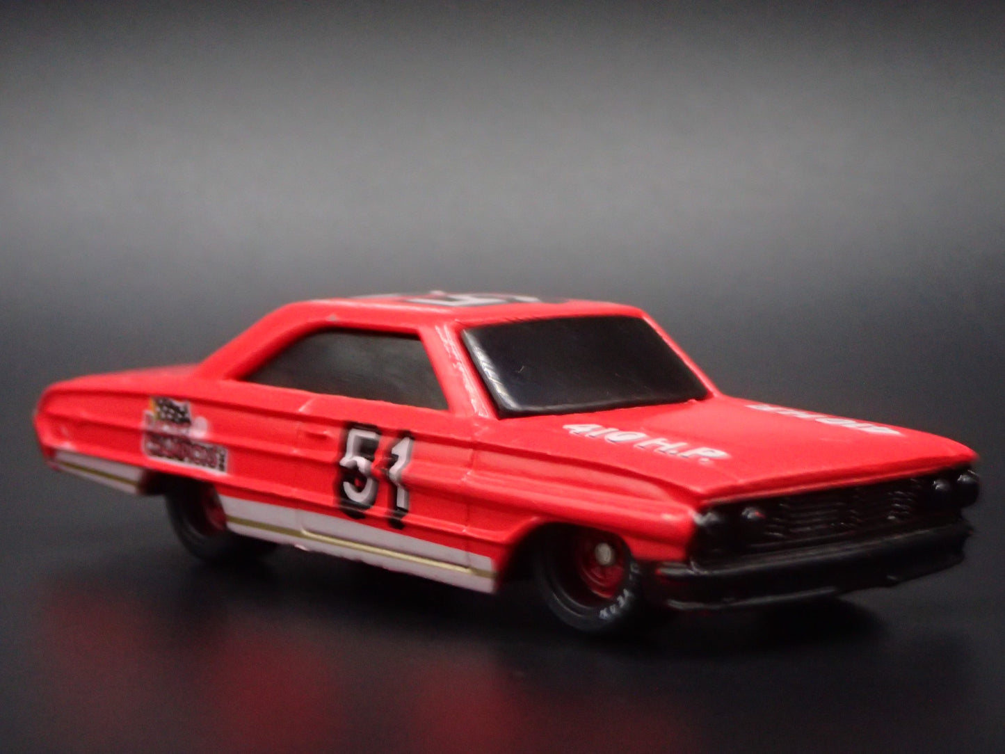 1964 64 FORD GALAXIE 51 RACING CHAMPIONS NASCAR RED 1:64 SCALE DIECAST MODEL CAR