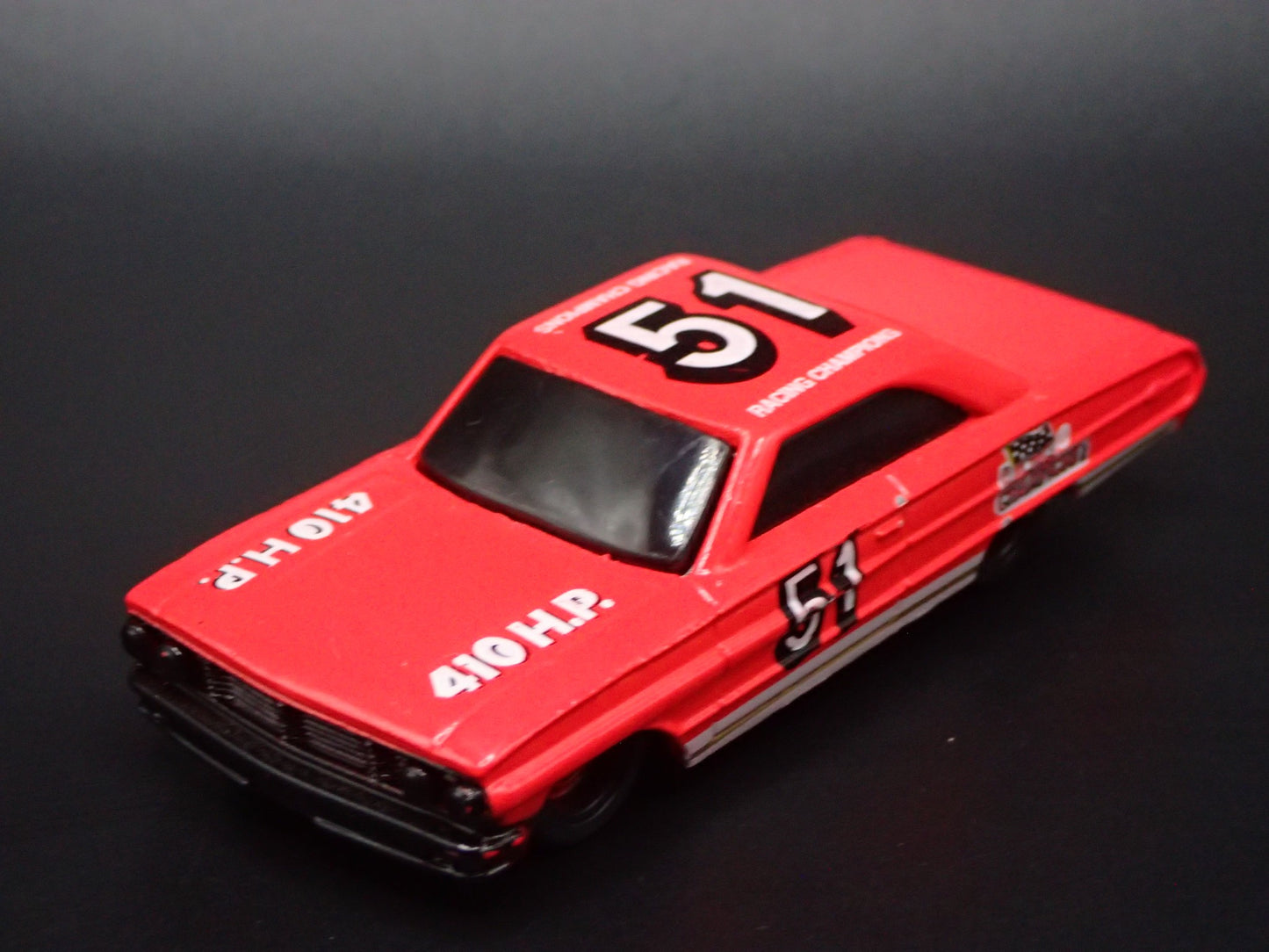 1964 64 FORD GALAXIE 51 RACING CHAMPIONS NASCAR RED 1:64 SCALE DIECAST MODEL CAR