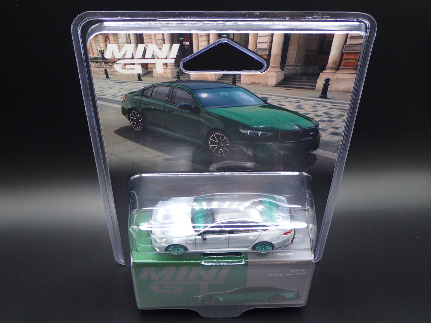 BMW M5 GREEN RAW CHASE TSM MODEL MINI GT 1086 1/64 SCALE 2026