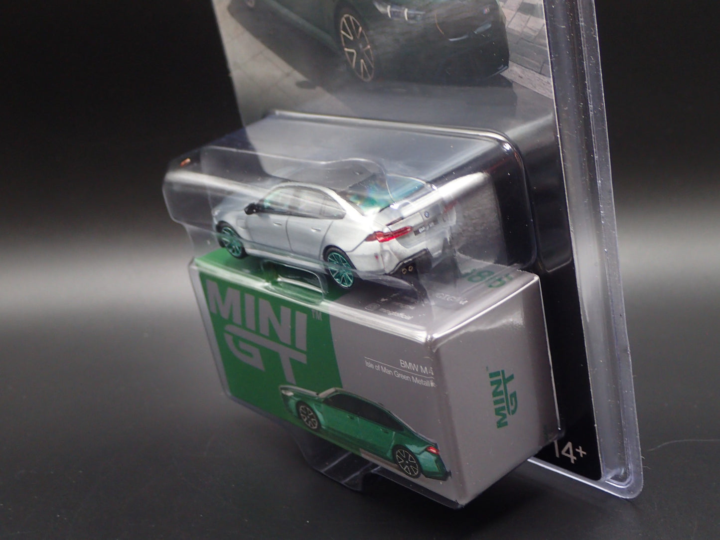 BMW M5 GREEN RAW CHASE TSM MODEL MINI GT 1086 1/64 SCALE 2026