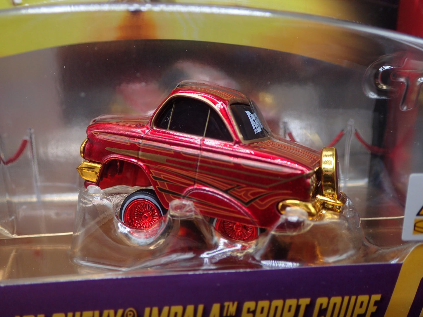 2026 CAR TUNED LOWRIDERS SERIES 2 1961 CHEVY IMPALA COUPE RED WHEEL BODY CHASE