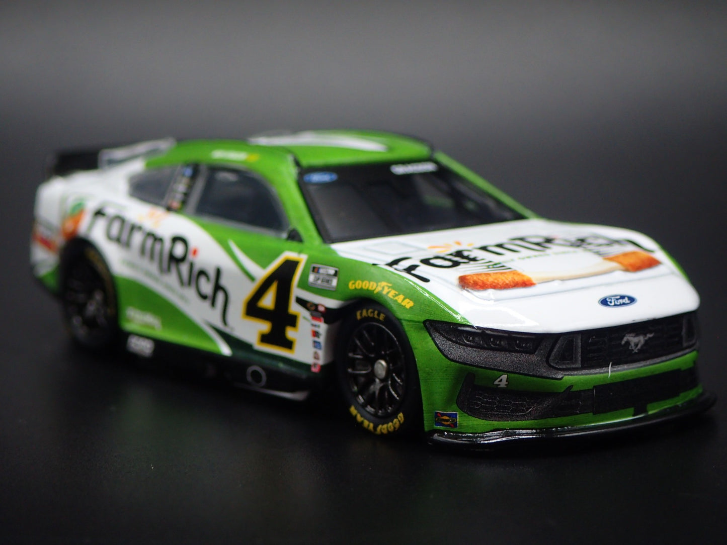 2025 25 FORD MUSTANG #4 NOAH GRAGSON FARM RICH NASCAR 1:64 SCALE DIECAST CAR