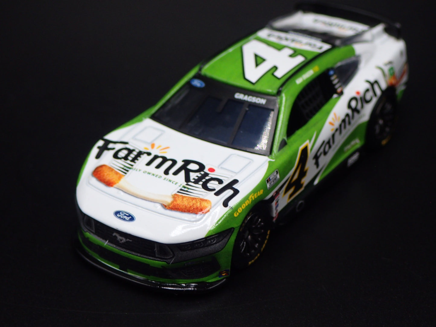 2025 25 FORD MUSTANG #4 NOAH GRAGSON FARM RICH NASCAR 1:64 SCALE DIECAST CAR